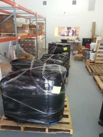 Shrink Wrapping and preparing for shipping 4